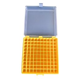 aanij AANIJ® Cryo cube box (PP) 100 places for 1ml and 1.8ml cryo vials, CryoBox Vial Rack, Freezer Storage Fit for 2ml Cryostorage Freezing Box (Pack of 1) image 3