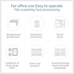 zseewcam V510 Book & Document Scanner, Portable Document Camera Capture Size A4, 5MP HD Professional Scanner, Auto-Flatten & Deskew and OCR for Office and Education Presentation, Compatible with Mac image 5