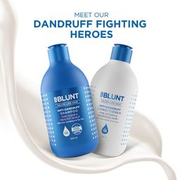 BBLUNT Anti-Dandruff Combo For a Clear & Healthy Scalp (300 ml + 250 g) image 4