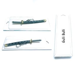 gulli bulli Showpiece item Zinc made Metal KATANA keychain with locking system - Size 15 cm (approx.) - Multicolor image 5