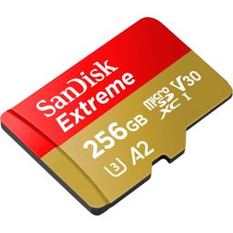 SanDisk Extreme microSD UHS I 256GB Card for Gaming, A2 Certification for Faster Game Loads, 190MB/s Read, 130MB/s Write image 4