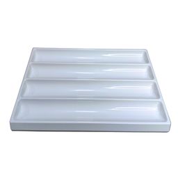 AANIJ® Pipette Tray with 4 compartments for Store Pipettes in Labortaory Size 420 x 300 x 30 mm Pack of 1 image 1