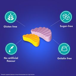 Shelcal Pro Gummies | Calcium & Vitamin D3 | Sugar Free Gummies | Supports Strong Bones & Joint | Lemon-Orange & Mixed Berries Flavours(30 Gummies) - By Torrent Pharma image 5