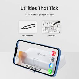 Portronics Clean N 19 in 1 Smart Gadget Cleaning Kit for Smartphones, Tablets, Laptops, Earbuds(White) image 4