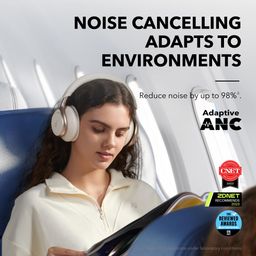 soundcore by Anker,Space One,Active Noise Cancelling in Ear Headphones,2X Stronger Voice Reduction,40H ANC Playtime,App Control,Ldac Hi-Res Wireless Audio,Comfortable Fit,Clear Calls,Bluetooth 5.3 image 4