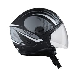 STUDDS Track D3 Open FACE Helmet N4 MATT Black-M image 3