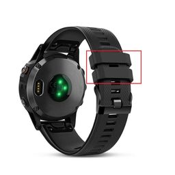 Fastener Rings Compatible with Garmin Instinct 2/Instinct/Forerunner 35/Forerunner 30 Bands(Pack of 6) Security Loop Rubber Buckle Holder Band Keeper for Instinct 2 Smartwatch image 3