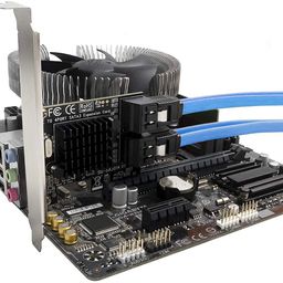Etzin PCIe SATA Card 4 Port,PCI Express to SATA 3.0 Ports Expansion Controller Boot as System Disk for Desktop PC Support SSD and HDD with Low Profile Bracket-(EPL-752PC) image 5
