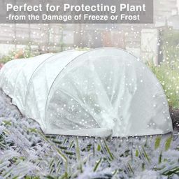 Anaya Mosquito Net 4'x10' Mosquito Insect Bug Screen Netting, Garden Netting Barrier Protect Vegetables Flowers Fruits Plants, (Model: NEW-DIV-061), White image 3