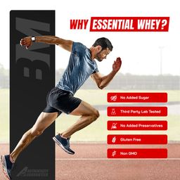 Bigmuscles Nutrition Essential Whey Max (1kg, Rich Chocolate) | Whey Protein Concentrate with Digestive Enzymes | No Added Sugar | Faster Muscle Recovery & Improved Strength | Daily Protein image 5