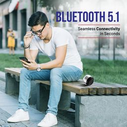 pTron Newly Launched Fusion Hook v2 6W Bluetooth Speaker with 8 Hrs Playtime, 2.04" Neo Driver for Pristine Sound, Mini Size Portable Speaker, BTv5.1 Connectivity,TWS Feature & Type C Charging(Silver) image 5