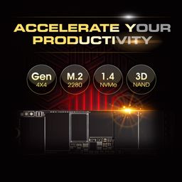 SP Silicon Power Silicon Power UD90 1TB NVMe PCIe 4.0 SSD, Up to 5000MB/s, 3D NAND, M.2 2280 PCIe Gen4x4 Internal Solid State Drive for Desktop Laptop PC Computer image 3