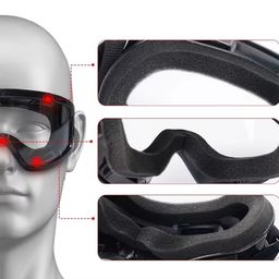 ABHIRA Safety Goggles – Anti-Fog & Scratch-Resistant Eye Protection for Work, Cycling, and Laboratory Use | Splash-Proof, UV Protection, and Durable image 5