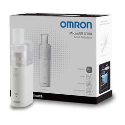 Omron Nebulizer Microair NE-U100 Portable Pocket Sized 360 Degree Silent Mesh Nebulizer (White) image 3