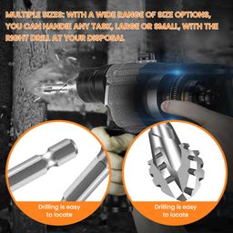 serplex Serplex® Masonry Drill Bit Set 7-Piece Set (3/4/5/6/8/10/12mm) Concrete Drill Bit Set for Glass/Brick/Plastic/Wood/Tile/Etc, Industrial Strength Carbide Drill Bits Tip High-Strength Twist Drill Bit image 4