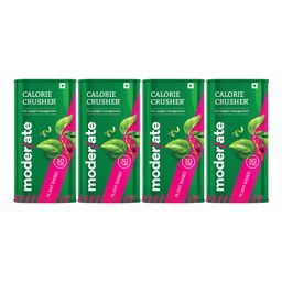 Moderate Calorie Crusher - Plant Based Calorie Blocker with Mulberry Leaf & Apple Peel | Supports Weight Management | Helps Reduce Post-Meal Carb & Sugar Impact | 30 Tablets (Pack of 4) image 1