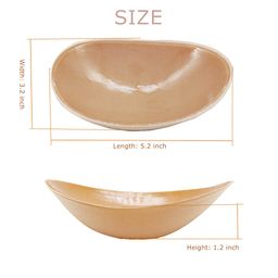 Yokoke 2 Pairs Freebily Soft Silicone Shoulder Push-up Pads Adhesive Shoulder Enhancer Shoulder Pads image 4