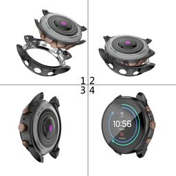 PROTANCE Soft Case Cover Compatible for Fossil Gen 5 Carlyle Smart Watch (Flexible|Silicone|Black) (Not for Fossil Gen 5 Julianna Watch) (Only Soft Silicone Case,Watch Not Included) image 4