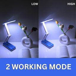 TEQO Table Lamp - 2 Working Mode Led Study/Desk Lamps with Rechargeable Battery, 3 Months Warranty (Multicolor) image 2
