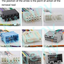 e-INFINITY e-Infinity Automotive Plug Terminal Remove Tool Set Key Pin Car Electrical Wire Crimp Connector Extractor Kit Accessories (Multicolour) (11) (Pack of 18) image 4