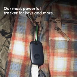 Tile Pro Bluetooth Item Finder, 1 Pack, 120m Finding Range, Compatible with Alexa & Google Smart Home, Upto 3 Years of Battery Life, iOS and Android Compatible, Find Your Keys, Remotes & More, Black image 2