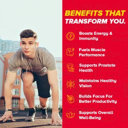 GNC Mega Men One Daily Multivitamin | 60 Tablets | 32 Premium Ingredients | Promotes Men's Well-Being | Supports Muscle Function | Boosts Immunity | Improves Memory & Focus | Formulated In USA image 3