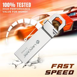 Lapcare Flais 64GB Metal USB 3.2 Flash Drive | Pen Drive | Up to 400Mbps Speed | Reliable Data Storage with 5-Year Warranty| Universal Compatibility - MAC/Win/Linux | OTG Support image 3