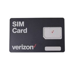 verizonw Verizon Postpaid 3-in-1 SIM Card, LTE, 3-in-1 (4FF / 3FF / 2FF) for Any Verizon Phone, Prepaid and Postpaid Compatible, No NFC Support image 1