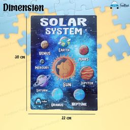 FunBlast Solar System Jigsaw Puzzle for Kids Jigsaw Puzzle for Kids of Age 4-5 Years – 24 Pcs (Multicolor, Size 30X22 cm) image 2