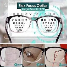 CEPLO Auto Focus Reading Glasses, Blue Light Blocking, Rimless Frame, Adjustable Focus for Men and Women Auto Adjusting Optic Magnifying Readers, Computer Screen image 4