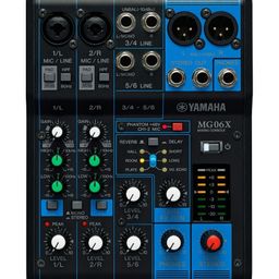 Yamaha MG06X 6-Input Compact Stereo Mixer image 1