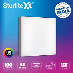 Sturlite Lexxo 15W Square LED Surface Light| 6500k Cool White Color Temperature| 1500 Lumens with CRI Tech for Accurate Color Representation - (Pack of 2) image 3