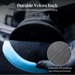 serplex Serplex® 5pcs Buffing Polishing Pads for 6 Inch Backing Plate, Backing Plate Compound Buffing Sponge Pads Cutting Polishing Pad Kit Car Polishing & Buffing Sponge Pads Kit for Polishing and Waxing image 5