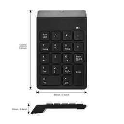 cartup Wireless Numpad Keyboard – Compact, Portable, and Ergonomic Numeric Keypad for Laptop and Desktop, Bluetooth & USB Connectivity, Ideal for Data Entry and Office Use image 2