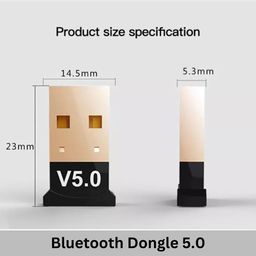 cartup USB Bluetooth Adapter for PC, 5.0 Bluetooth Dongle Receiver, Wireless Connectivity for Laptops, Desktops & More, High-Speed, Stable Performance Plug & Play Compatibility with Windows image 3