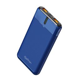 pTron Newly Launched Dynamo Nergy 10000mAh 22.5W Fast Charging Power Bank, Supports VOOC/Wrap/Dash USB Charging, 20W PD Fast Charging, 3 Outputs, 1 Input & Multiple Layers of Protection (Blue) image 1