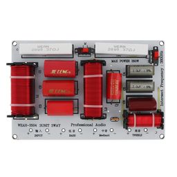 DriSentri 3 Speaker Crossovers, 350W 3 Way 3 Speaker Unit HiFi Home Speakers Audio Frequency Divider Crossover Filters image 4