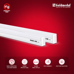 Goldmedal Magic Line Neo 22W T5 LED Batten Cool daylight (6500K) | Pack of 1| for Domestic Use | Easy Installation image 3