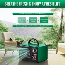 hannea Ozone Generator 60,000mg/h High-Output Ozone Generator Portable with Handle Plug and Go Household Use for Odor Removal,Mold Remediation Air Purification image 4