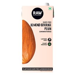 Raw Pressery Almond Beverage Plain, 1000 ml| Unsweetened image 1