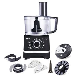 Inalsa Food Processor Easy Prep-800 Watts with Processing Bowl & 7 Accessories (Black) image 1