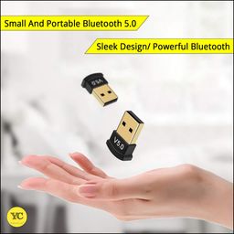 yellowcult USB Bluetooth Adapter for PC, 5.0 Bluetooth Dongle Receiver (UB500) Supports Windows 11/10/8.1/7 for Desktop, Laptop, Mouse, Keyboard, Printers, Headsets, Speakers, PS4/ Xbox Controllers image 3