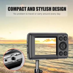Acuvar 16MP Megapixel Compact Digital Photo and Video Camera with 2.4" LCD Screen, Mic Input and USB Media Transfer (Gold) image 3