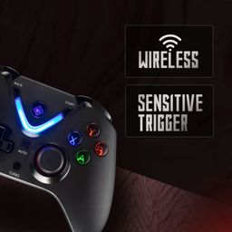 Cosmic Byte ARES Wireless Controller for PC, Magnetic Triggers, Accurate Joysticks, Dual Vibration, Backit LED Buttons, USB Extension Cable (Black) image 2