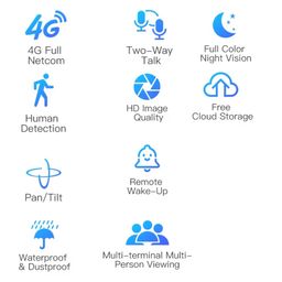 Maizic Smarthome 5 MP 4G/5G Sim Bullet Security Camera Full HD 1080P Colored Night Vision Two-Way Intercom Live View SD Card Recording Waterproof Motion Detection (All Sim Supported) image 2