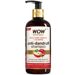 WOW Skin Science Apple Cider Vinegar Shampoo with DHT Blockers | Gentle & Natural Detox Formula that Helps Remove Buildup | For Men & Women 300ml image 1