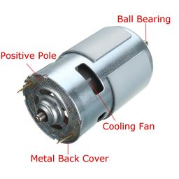 Branded 12 Volt DC Motor (Multipurpose Brushed Motor For DIY Applications PCB Drill) image 3