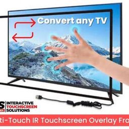 ams touch 21.5" (22") AMS Infrared Touchscreen Overlay with Glass, 10 Finger Multi-Touch Points with Gesture Support, USB-HID Plug & Play image 3