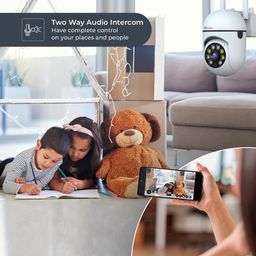 Trueview 2MP Smart CCTV Wi-fi Home Security Camera with Pan Tilt 360° View, 2 Way Talk (2MP Dual Light Smart Camera) image 2