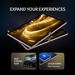 Acer Iconia Tab iM10-22 | 10.36" 2K IPS Display, Quad Speakers, 8GB RAM + 256GB Storage, 16MP Rear + 8MP Front Camera, Fingerprint Reader, Wi-Fi + 4G LTE(Calling), Android 14, Slim Metal Body, Gold image 4
